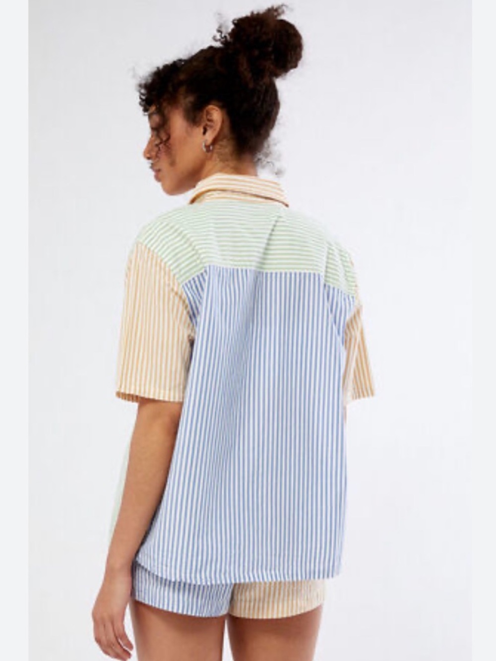 RVCA Nauti Shirt - Short Sleeve Shirt for Women - Small - Picture 10 of 12